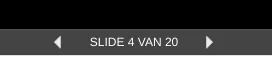 Afbeelding van de standaard navigatiemogelijkheid.